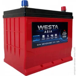 Автомобильный аккумулятор Westa 65Ah 600A 12V (WAE650)