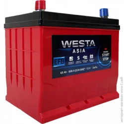 Автомобильный аккумулятор Westa 65Ah 600A 12V