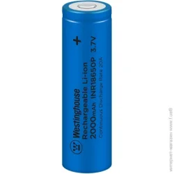 Westinghouse Аккумулятор высокотоковый 10С Li-ion 2000mAh INR 18650 1 шт. (INR18650P-2000)