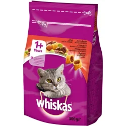 Сухой корм Whiskas Корм с говядиной 300 г