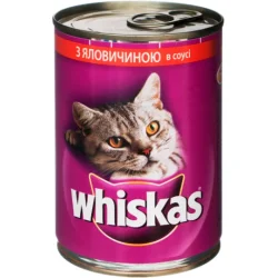 Корм з яловичиною в соусі 400г