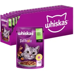 Корм вологий для котів TastyMix з ягням, куркою та морквою 28 шт. 85 г
