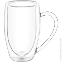 Чашка Wilmax Чашка з подвійним дном 400 мл Thermo WL-888741 / A - скло