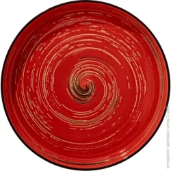 Дрібна столова для закусок Wilmax Spiral Red 28 см  (WL-669220/A)