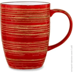 Wilmax Чашка для чаю Spiral Red 460 мл WL-669237 / A