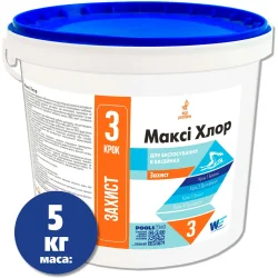 Засіб Window World Water Максі Хлор тривалої дії 5 кг (4820062880121)