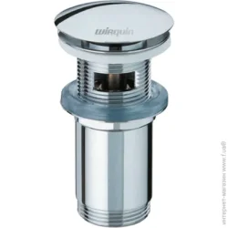 Wirquin Донний клапан для раковини Click-Clack з переливом 1" 100-119 мм