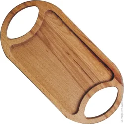 Блюдо Woodsteel 20х40 см бук (DM-12)