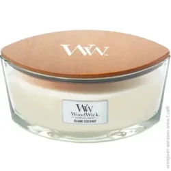 Woodwick Свеча ароматическая Ellipse Island Coconut 453 г