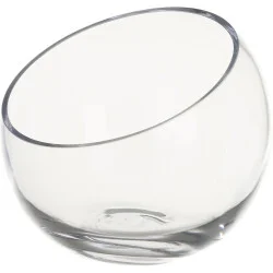 Wrzesniak Glassworks Ваза стеклянная 15-1447K 17 см прозрачная 15-1447K