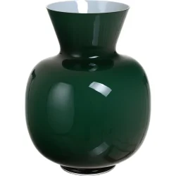 Wrzesniak Glassworks Ваза скляна Opal 34 см зелений 17-11322