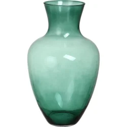 Wrzesniak Glassworks Ваза скляна амфора Pilica 45 см зелена 17-8331