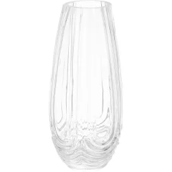 Wrzesniak Glassworks Ваза скляна Stripe 25 см прозора 17-11281