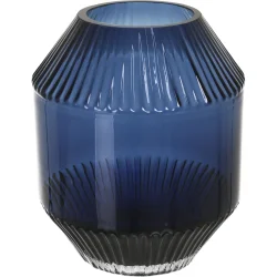 Wrzesniak Glassworks Ваза стеклянная Wigry 20 см синяя