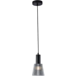 Люстра Wunderlicht Подвес 1x40 Вт E27 черный 2706-31 BK