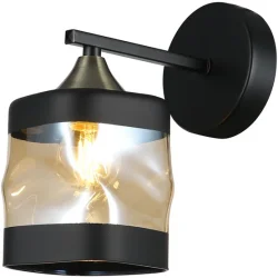 Wunderlicht Бра 1x60 Вт E27 черный с золотом OM1611-11