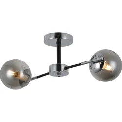 Wunderlicht Люстра потолочная 2x40 Вт E14 черный хром OM8274-42