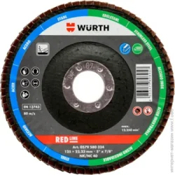 Лепестковый шлифовальный круг для Wurth Круг лепестковый Red line 125 мм P60 0579580326