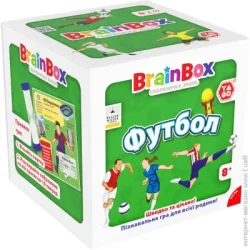 Настольная игра Yago Карточная игра Brainbox "Футбол" BZZBRFB02UA 55 карточек 1 игральный кубик