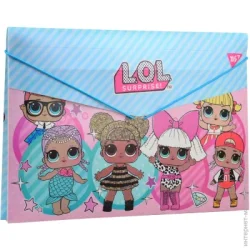 Папка на резинке A4+ YES Папка на резинке LOL Sweety 49176 разноцветный