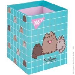 YES Стакан для письменных принадлежностей Pusheen голубой