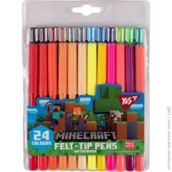Фломастери Yes 24 кольори "Minecraft" (5056574436627)