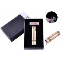 YKX Зажигалка в подарочной коробке Resist (Острое пламя) Gold (№4316 Gold)