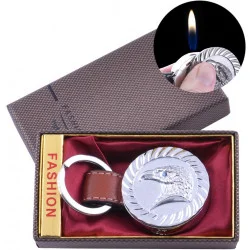 Зажигалка YKX Зажигалкабрелок в подарочной коробке Орел (Обычное пламя) Silver 3 (№XT-55 Silver)
