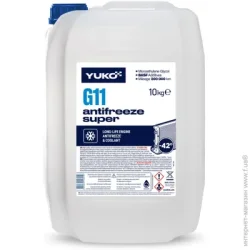 Антифриз готовый Yuko Антифриз -40 Super G11 готовый 10л синий 10 л 10 кг