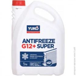 Yuko Антифриз -40 Super G12+  G12+  готовый 5кг красный