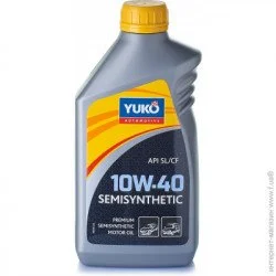 Моторное масло Yuko Моторное масло полусинтетическое Semisynthetic 10W-40 1 л