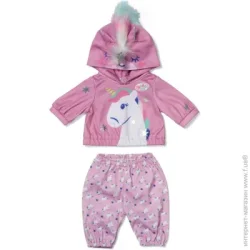 Одежда Zapf Набор одежды для куклы "Костюмчик Единорога" 839409 размер 43 см
