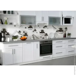 Декоративная наклейка Zatarga Наклейка на кухонный фартук Стальные шары 65x250 см