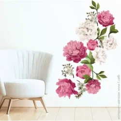 Декоративная наклейка Zatarga Наклейка Пионы Z202066 90x56 см