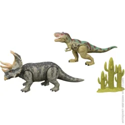 Фигурка с аксессуарами Zhongjie Toys Игровой набор Трицератопс и Тиранозавр Q9899-F40 A