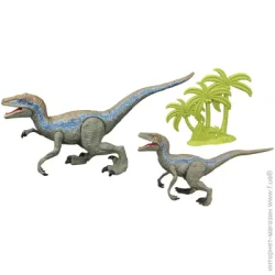 Фигурка с аксессуарами Zhongjie Toys Динозавр Велоцираптор Q9899-F41 B