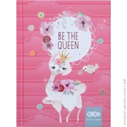ZiBi Блокнот BE THE QUEEN А6 64л в клетку (коралловый) (ZB.12713-27)