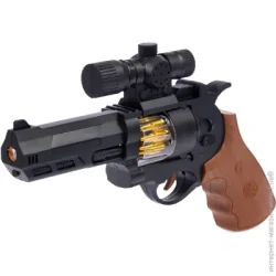 Zipp Toys Пістолет світло-звуковий Револьвер чорний (818B-1)