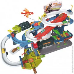 Трек Zipp Toys Игровой набор Dino автотрек-городская развязка электрический, 8 машинок, (6603A)