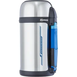Zojirushi Термос 1,5 л (складная ручка+ ремень) стальной SF-СС20XA
