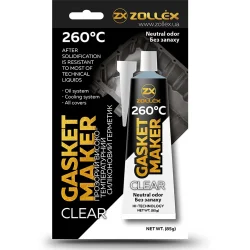 Металлогерметик Zollex Герметик CLEAR Премиум прозрачный 85 г