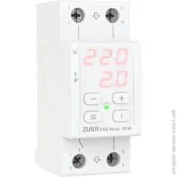 Реле напруги Zubr MF2-50 red багатофункціональне на DIN-рейку