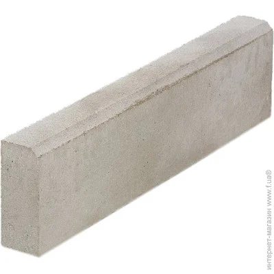 Садовый бордюр  Бордюр Авеню сірий парковий 100х20х8 см Садовый бордюр  Бордюр Авеню сірий парковий 100х20х8 см