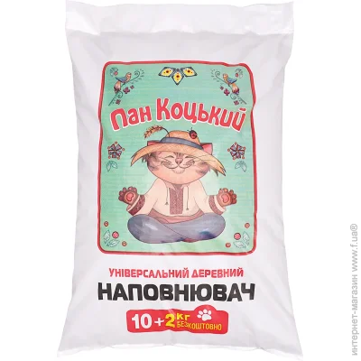 Наповнювач дерев'яний Пан Коцький 10+ 2 кг Наповнювач дерев'яний Пан Коцький 10+ 2 кг