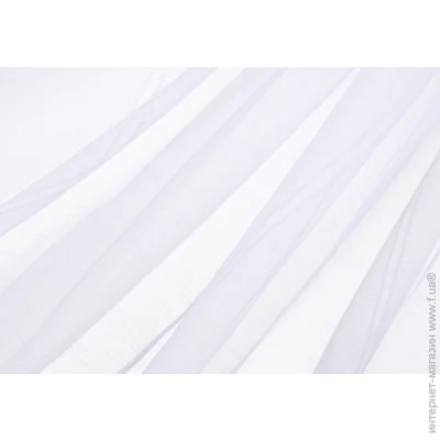 Тканина тюлева мікро-сітка з смужкою 300 см білий Тканина тюлева мікро-сітка з смужкою 300 см білий