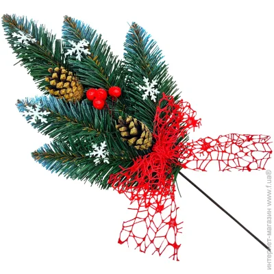 Елочная игрушка Гілочка декоративна 30x15x7 см Елочная игрушка Гілочка декоративна 30x15x7 см