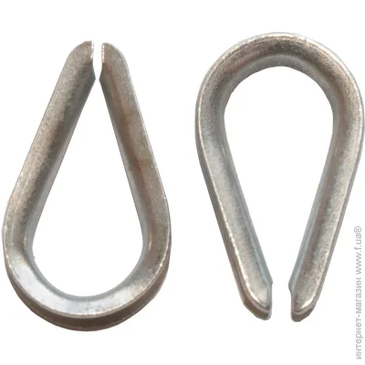 Коуш для сталевих канатів 3 мм Коуш для сталевих канатів 3 мм