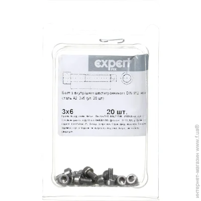   DIN912 3x6  20 .