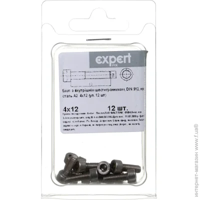   DIN912 4x12  12 .