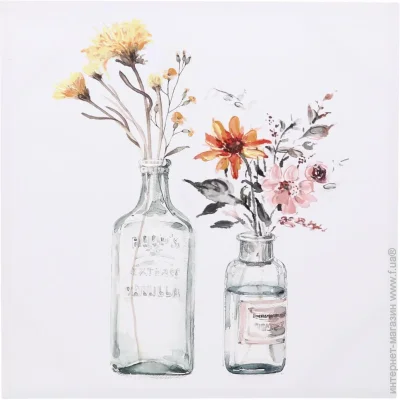  Jar Flower sunny 60x60 